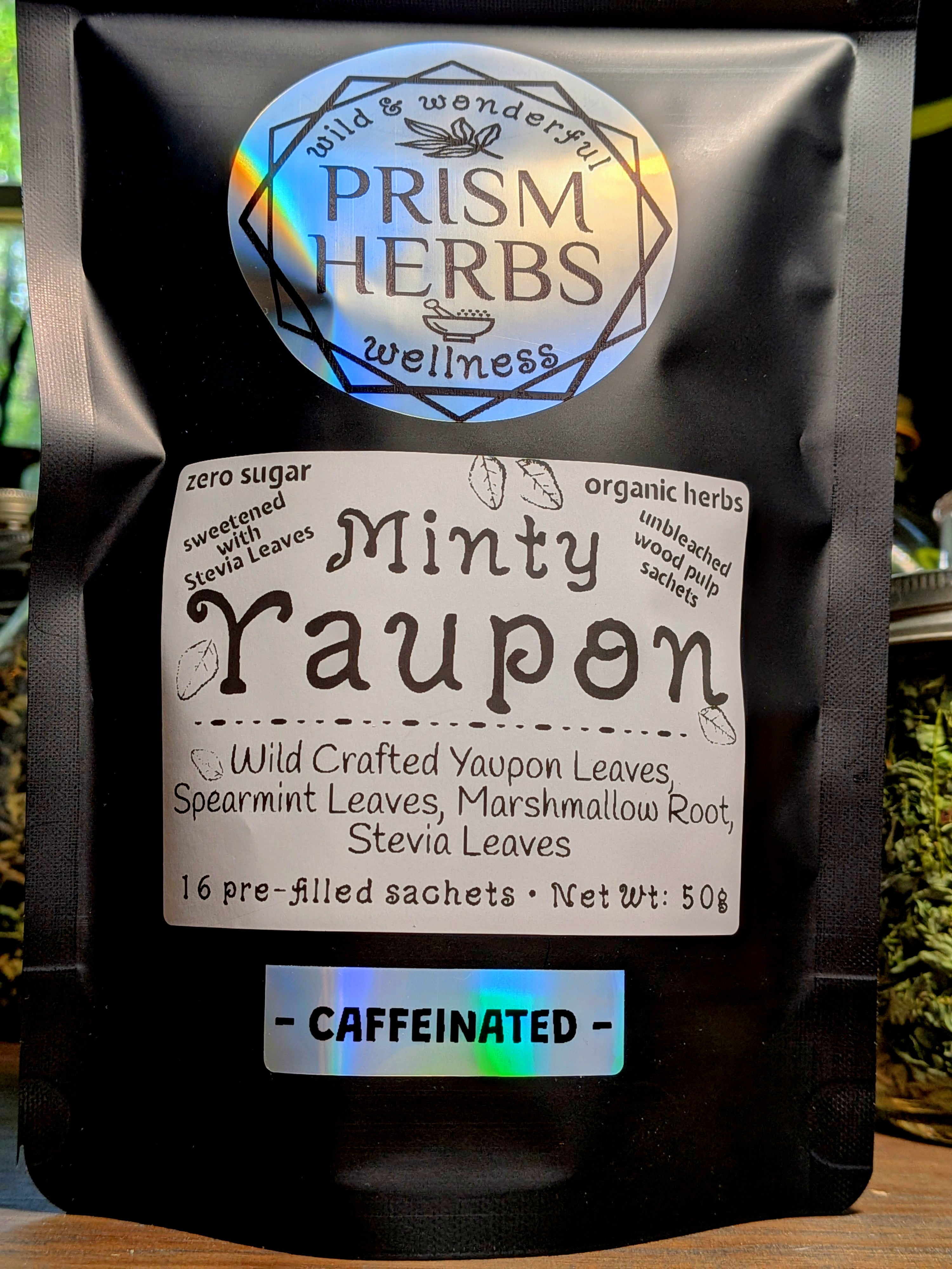 Minty Yaupon - Sachets (sweetened)